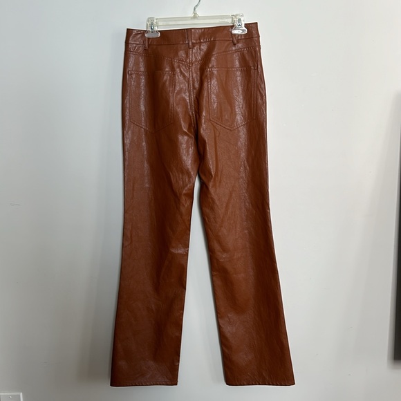 A.L.C. Freddie Pant Cognac Sz 10 *NWT* - Picture 6 of 10